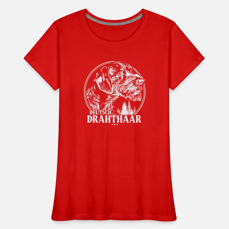 German Wirehaired Women's Premium Organic T-Shirt