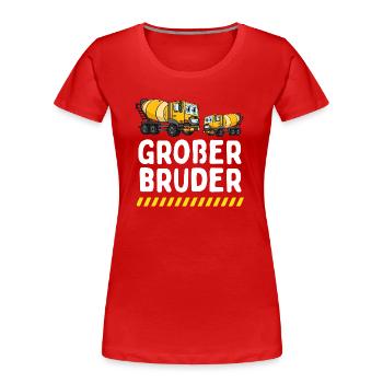 Big Brother 2024 Mixer Wagon - Women's Premium Organic T-Shirt - red - Front - Mia (176cm)