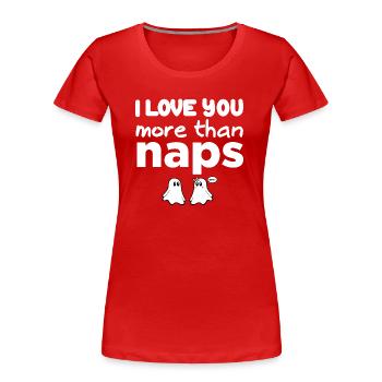T-shirts avec des phrases amusantes - Fantasmitas 06 - T-shirt bio Premium Femme - rouge - Devant - Mia (176cm)