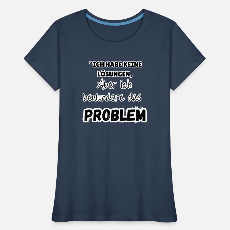 "Problem solution" Women's Premium Organic T-Shirt
