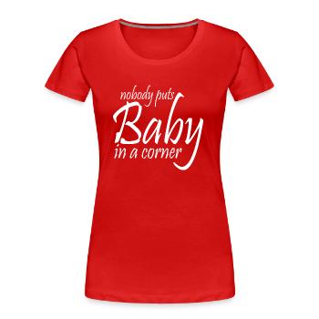 Dancing Dance Music - Women's Premium Organic T-Shirt - red - Front - Mia (176cm)