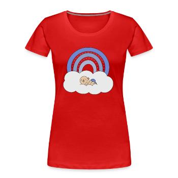 Rainbow Baby - Women's Premium Organic T-Shirt - red - Front - Mia (176cm)