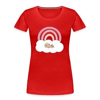 Rainbow Baby - Women's Premium Organic T-Shirt - red - Front - Mia (176cm)