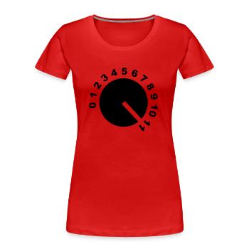 Spinal Tap - One Louder - Women's Premium Organic T-Shirt - red - Front - Mia (176cm)