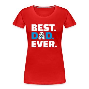 Cocker Spaniel - Women's Premium Organic T-Shirt - red - Front - Mia (176cm)