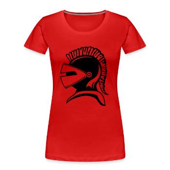 Knight - Frauen Premium Bio T-Shirt - Rot - Vorne - Mia (176cm)