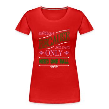 jujutsu geek sports combat lutte présente idée a - T-shirt bio Premium Femme - rouge - Devant - Mia (176cm)