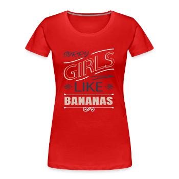 human rights sayings female pride outfits - Frauen Premium Bio T-Shirt - Rot - Vorne - Mia (176cm)