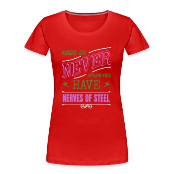 biomedical engineering geek computer automation - Frauen Premium Bio T-Shirt - Rot - Vorne - Mia (176cm)