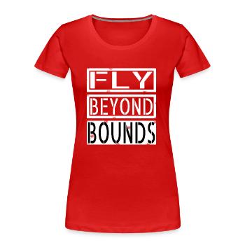 present birthday present imaginative minds - Frauen Premium Bio T-Shirt - Rot - Vorne - Mia (176cm)