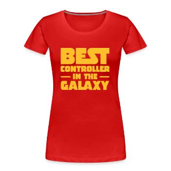 Best Controller In The Galaxy - T-shirt bio Premium Femme - rouge - Devant - Mia (176cm)