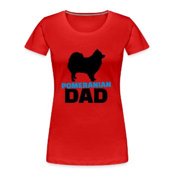 Spitz - Frauen Premium Bio T-Shirt - Rot - Vorne - Mia (176cm)