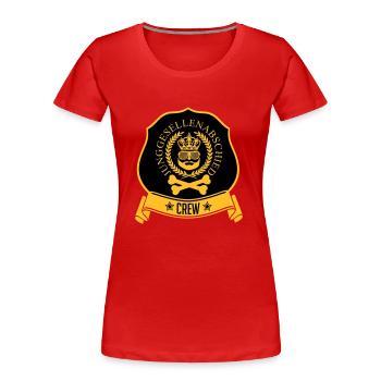 Baccalauréat - JGA - T-shirt bio Premium Femme - rouge - Devant - Mia (176cm)