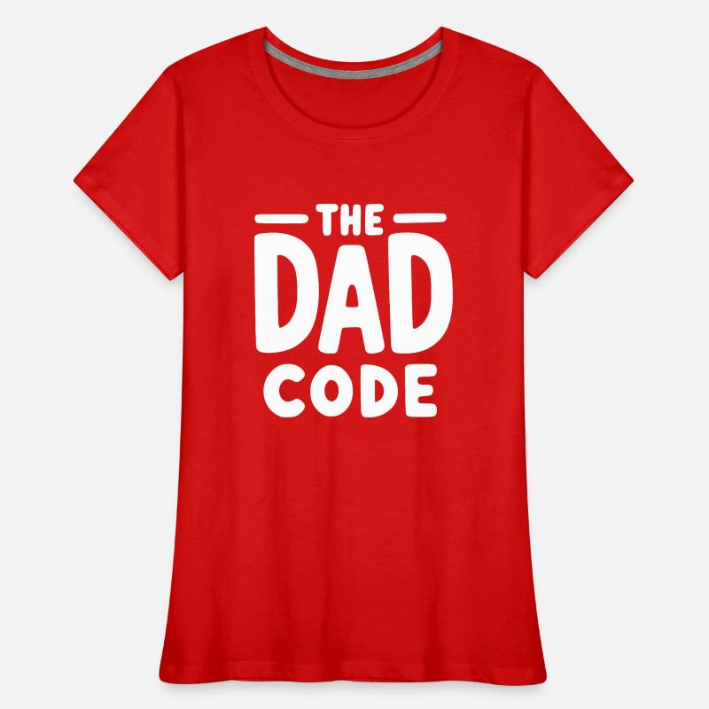 Der Papa-Code Frauen Premium Bio T-Shirt