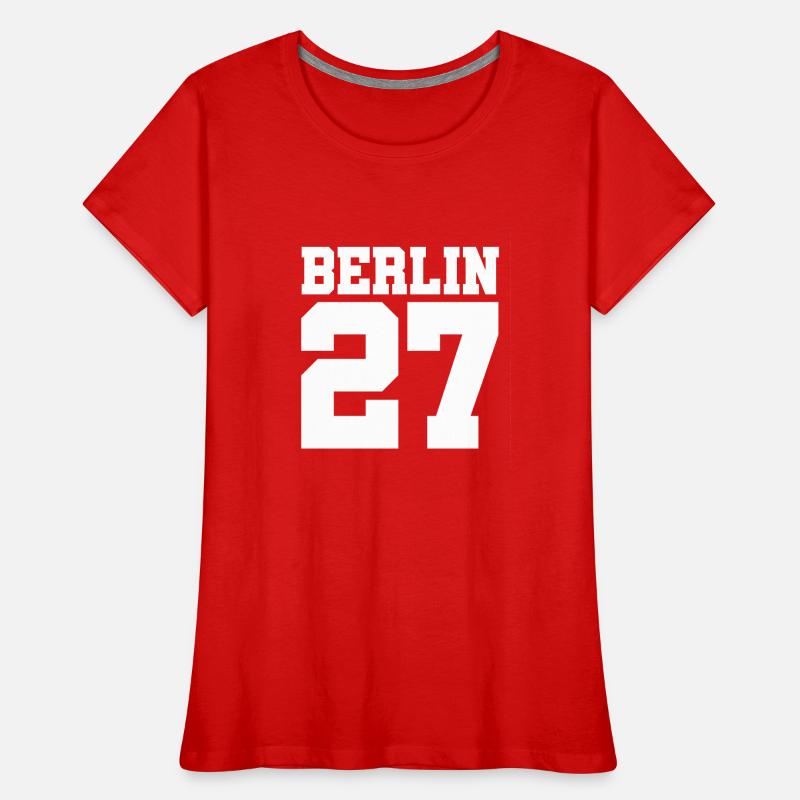 Berlin 27 - Bezirk - Postleitzahl - Geschenkidee Frauen Premium Bio T-Shirt