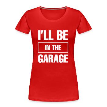 Artisan bricoleur Artisan Artisan Outil Construction - T-shirt bio Premium Femme - rouge - Devant - Mia (176cm)