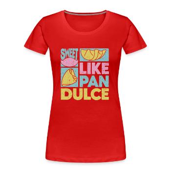 Design mignon pour Pan Dulce - T-shirt bio Premium Femme - rouge - Devant - Mia (176cm)