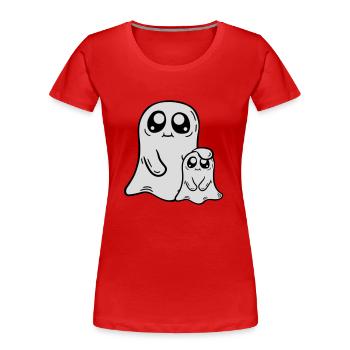 de famille Bande dessinée enfant - T-shirt bio Premium Femme - rouge - Devant - Mia (176cm)