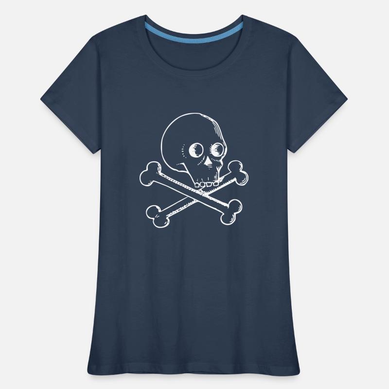 Skull and bones Women's Premium Organic T-Shirt