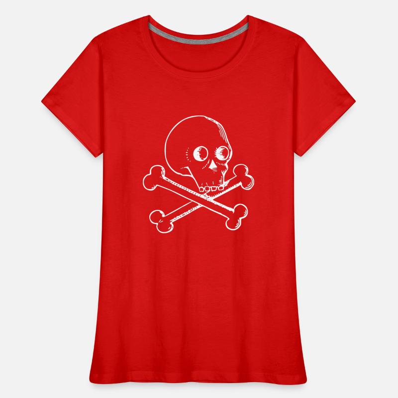 Skull and bones Women's Premium Organic T-Shirt