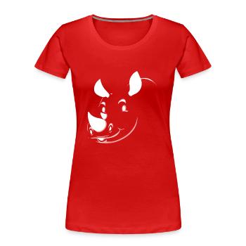 Safari Zoo Animal Safari Zoo - Frauen Premium Bio T-Shirt - Rot - Vorne - Mia (176cm)