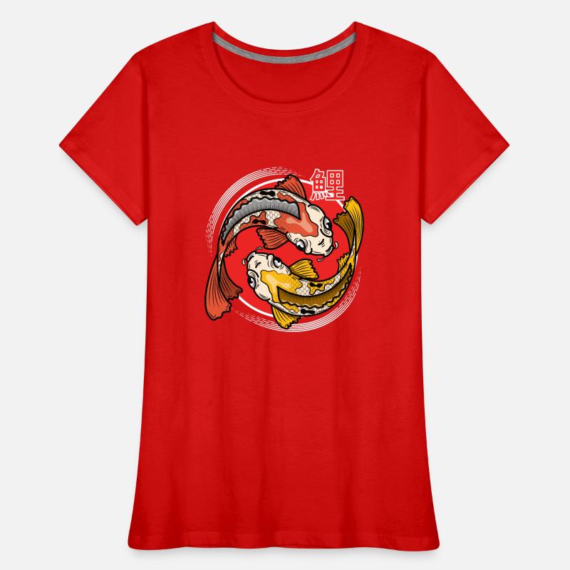 Koi-Kreis Frauen Premium Bio T-Shirt