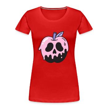 Fröhliches Halloween - Frauen Premium Bio T-Shirt - Rot - Vorne - Mia (176cm)