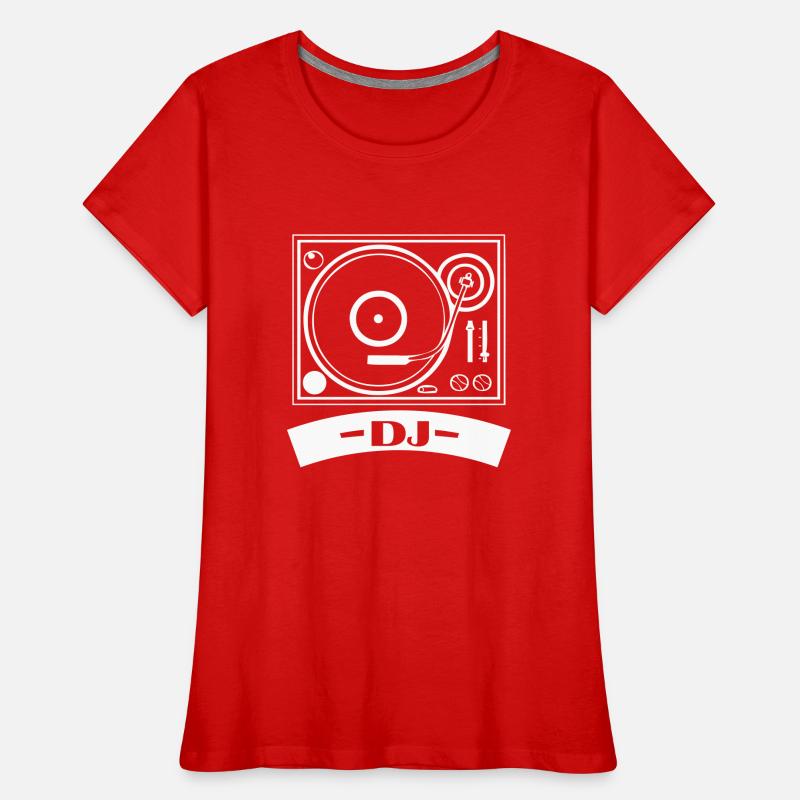 Turntable DJ Women's Premium Organic T-Shirt