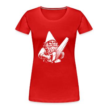 Lumberjack - Women's Premium Organic T-Shirt - red - Front - Mia (176cm)