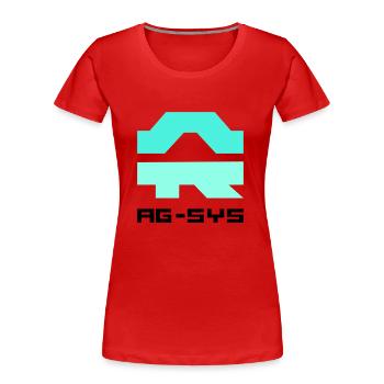 ag systems - Women's Premium Organic T-Shirt - red - Front - Mia (176cm)