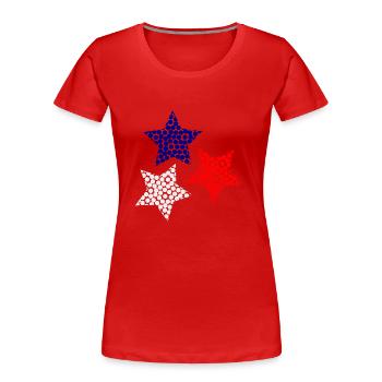 ALLES GUTE ZUM NEUEN JAHR. SAINT SYLVESTER. NEUJAHR - Frauen Premium Bio T-Shirt - Rot - Vorne - Mia (176cm)