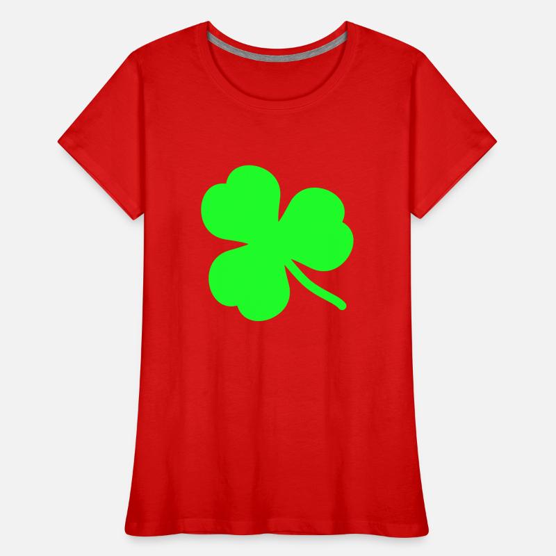 kleeblatt_2 Frauen Premium Bio T-Shirt