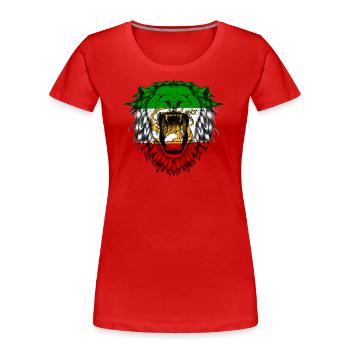 Persia - Women's Premium Organic T-Shirt - red - Front - Mia (176cm)