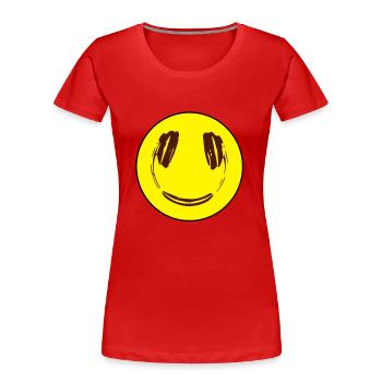 Smily - Women's Premium Organic T-Shirt - red - Front - Mia (176cm)