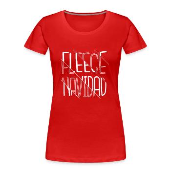 christmas beach humor couples bday - Frauen Premium Bio T-Shirt - Rot - Vorne - Mia (176cm)