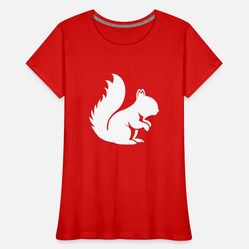 squirrel Women's Premium Organic T-Shirt