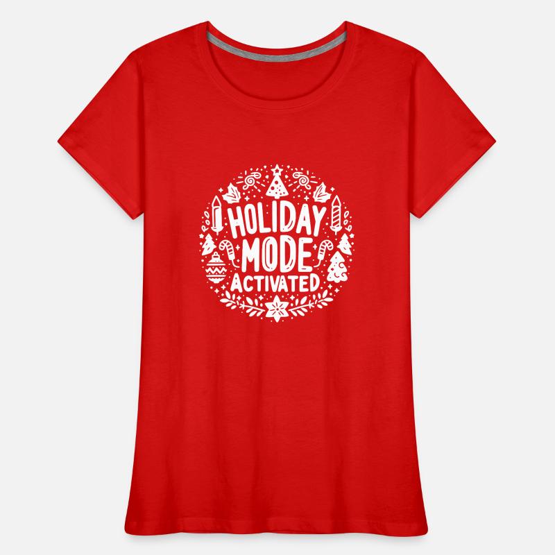 Mode vacances activé T-shirt bio Premium Femme