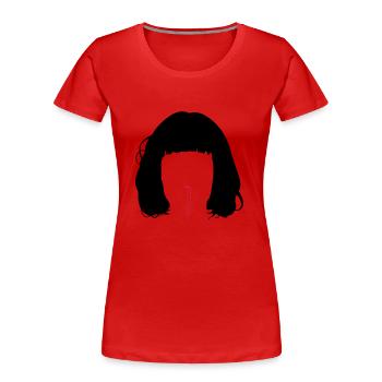 pulp fiction mia wallace nose pf04 - Frauen Premium Bio T-Shirt - Rot - Vorne - Mia (176cm)