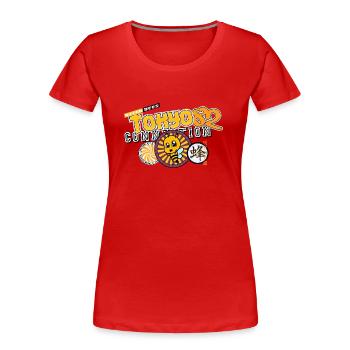 Tokyo Connection 82 (Nippon Bees) - T-shirt bio Premium Femme - rouge - Devant - Mia (176cm)