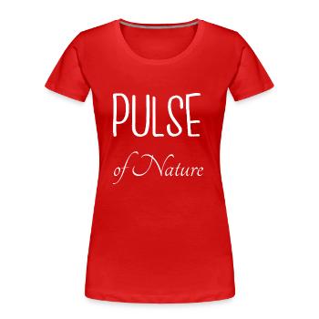 birthday present remote wilderness gift idea - Frauen Premium Bio T-Shirt - Rot - Vorne - Mia (176cm)