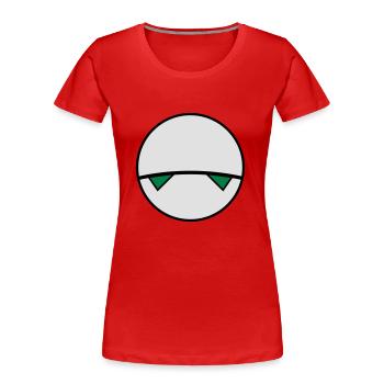 Melvin Robot - Per Anhalt - Frauen Premium Bio T-Shirt - Rot - Vorne - Mia (176cm)