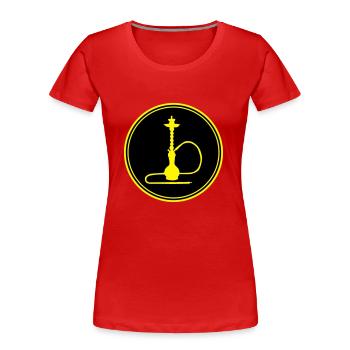 shisha icon - Frauen Premium Bio T-Shirt - Rot - Vorne - Mia (176cm)