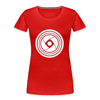 Photographie Movie Camera Fotograf - Frauen Premium Bio T-Shirt - Rot - Vorne - Mia (176cm)