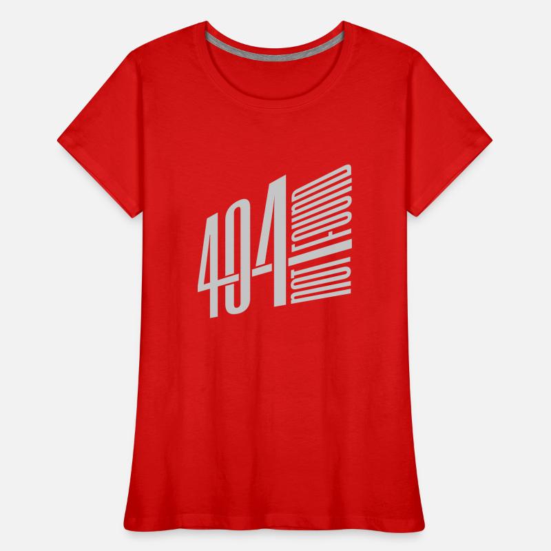 Error 404 not found Frauen Premium Bio T-Shirt