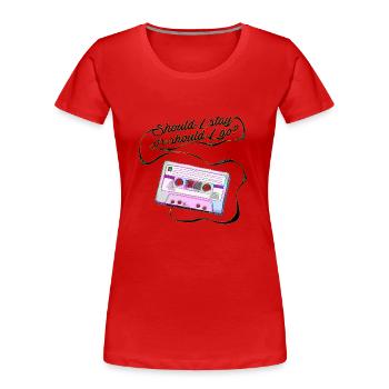 eddie munson onze - T-shirt bio Premium Femme - rouge - Devant - Mia (176cm)