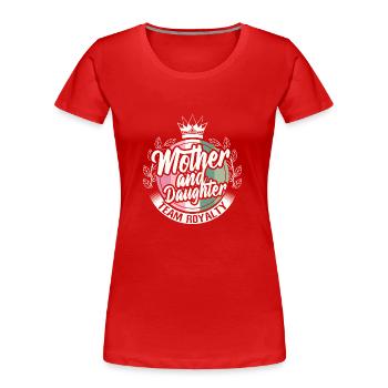 Mother Daughter Friends Parents - Women's Premium Organic T-Shirt - red - Front - Mia (176cm)