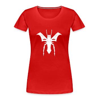 Flying spider - Women's Premium Organic T-Shirt - red - Front - Mia (176cm)