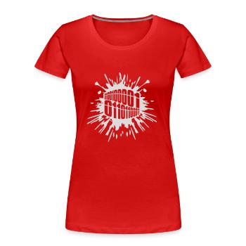 Binär Code Programm Sprache - Frauen Premium Bio T-Shirt - Rot - Vorne - Mia (176cm)