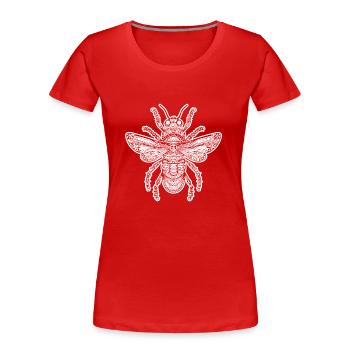 Insectes, bestioles, arthropodes - T-shirt bio Premium Femme - rouge - Devant - Mia (176cm)