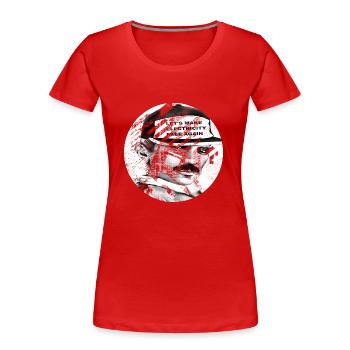Nikola Inventor Science Electricity Engineer Croat - Women's Premium Organic T-Shirt - red - Front - Mia (176cm)